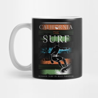 California The Surf Cool Surfer Design Mug